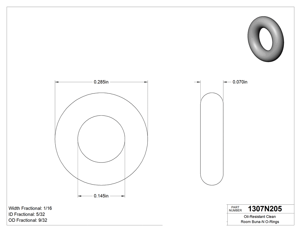 Technical drawing - 1307N205